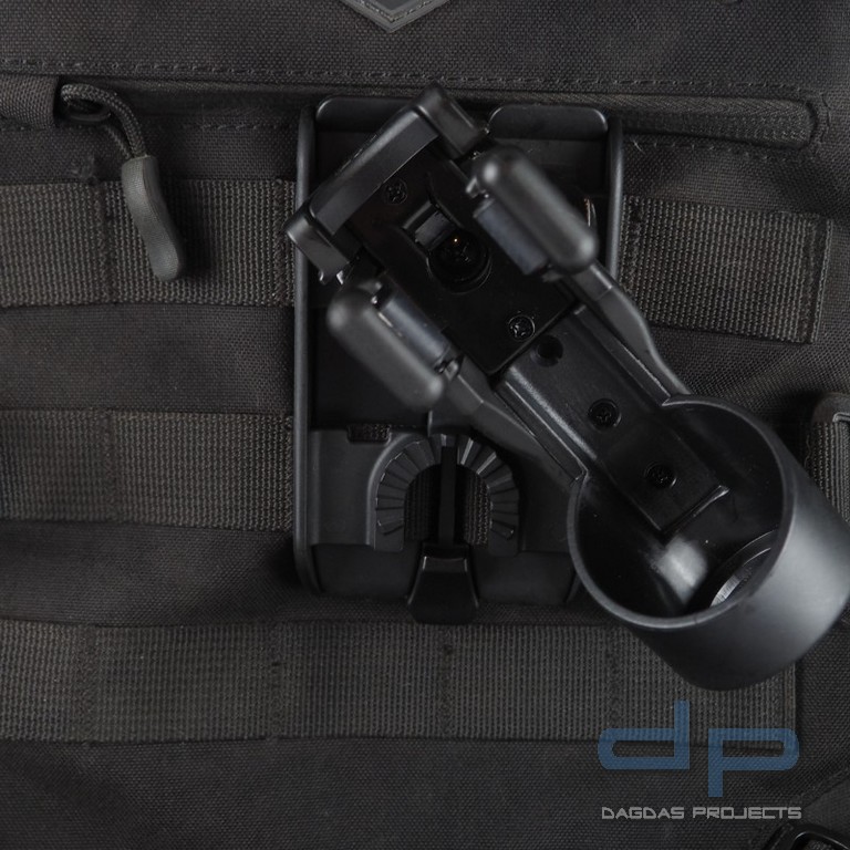 ESP® Taschenlampen Holster LHU74, für zwei Molle Schlaufen, 360° drehbar