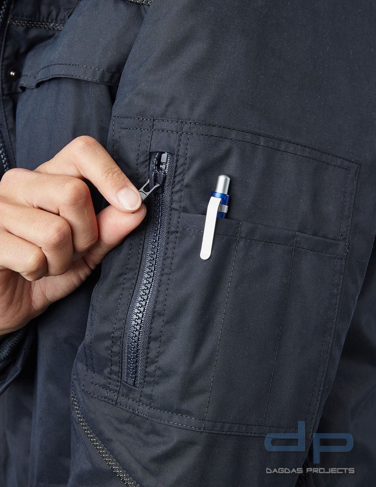 Behörden Parka für Damen mit Aufdruck nach Wunsch in reflex silber