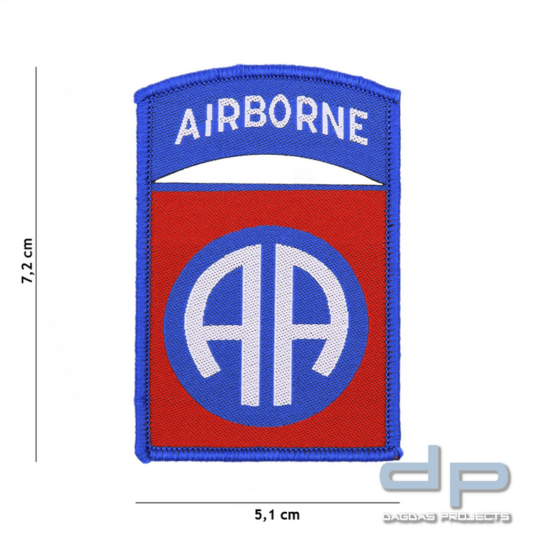 Emblem Stoff fein gewebt 82nd Airborne