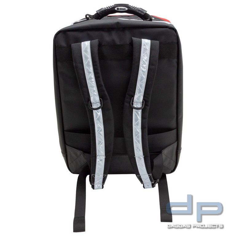 Dönges Notfallrucksack SEG mit Innentaschen, rot/schwarz, 360 x 420 x 190 mm