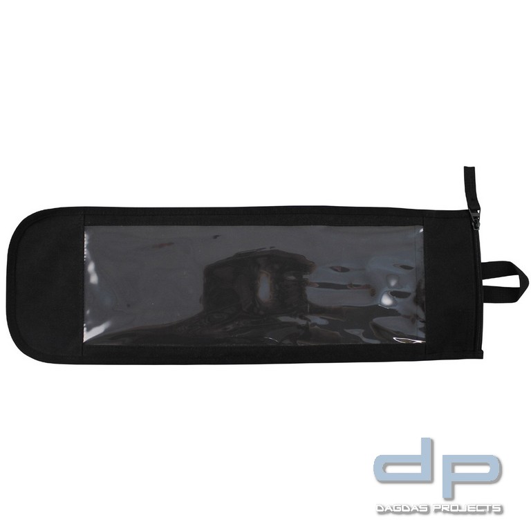 Universaltasche, schwarz, mit Sichtfenster, RV oben VPE 5