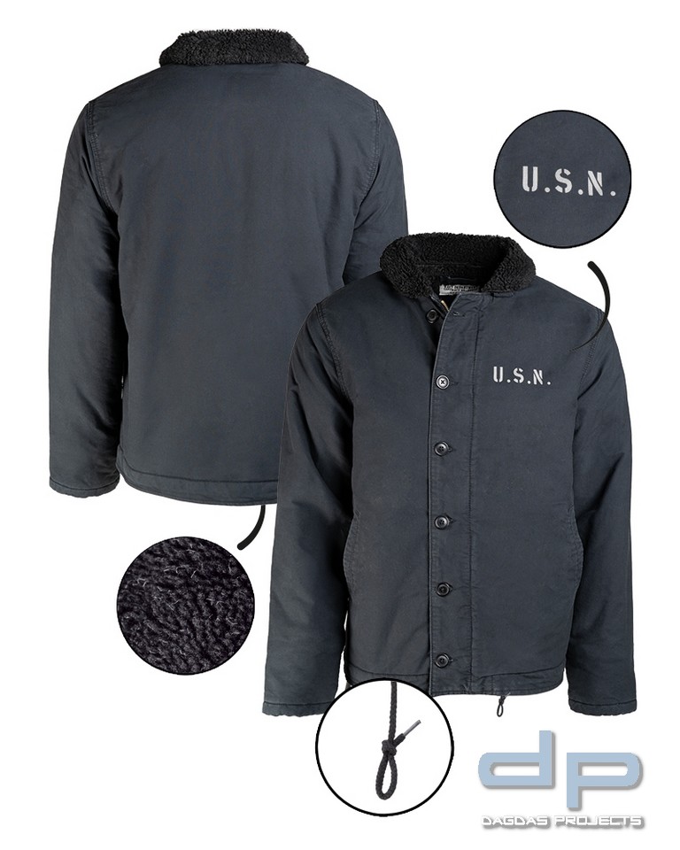 US NAVY DECK JACKET N-1 DK.BLAU