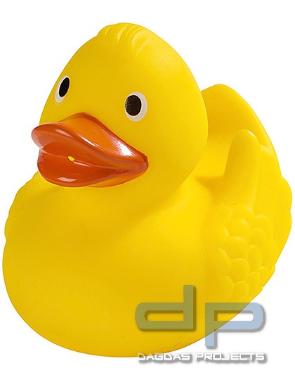 Renn-Ente mit Metallplatte