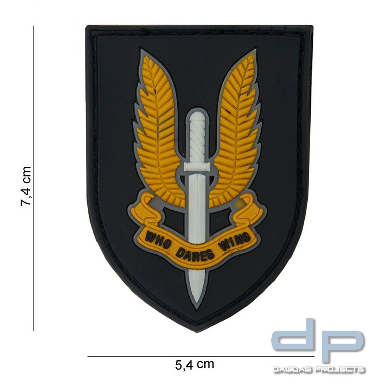 Emblem 3D PVC WHO Dares Wins
