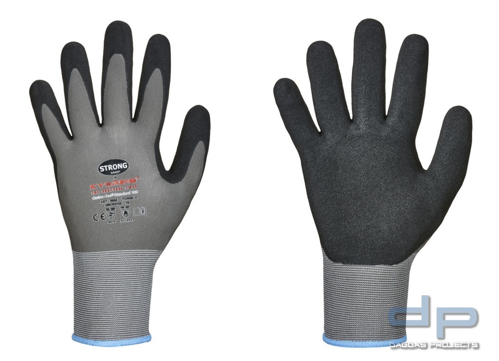 STRONGHAND® HANDSCHUHE in grau/schwarz