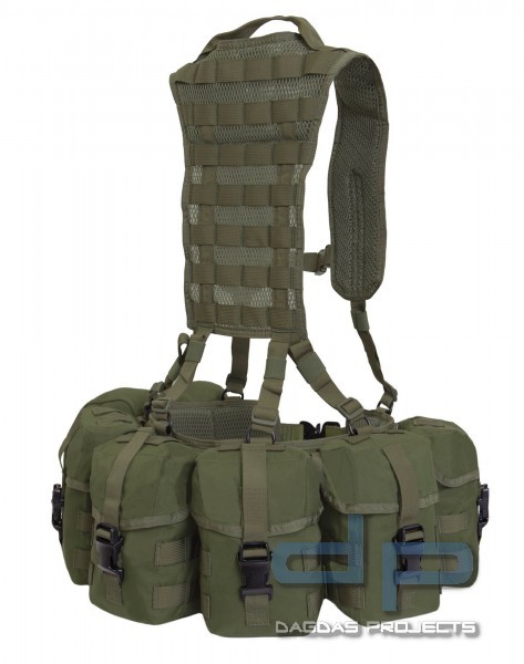 Warrior Patrol Belt Kit PBK (taktisches Gürtel Set) in dunkeloliv