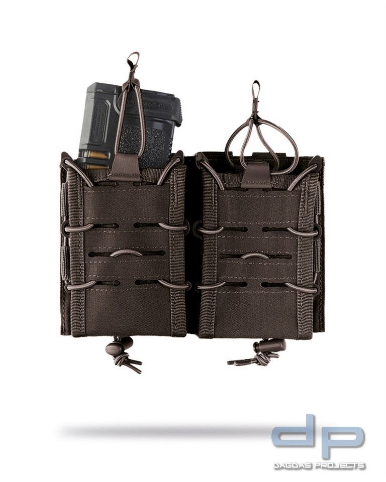 MAG.TASCHE OPEN TOP FLEX DOUBLE SCHWARZ VPE 5