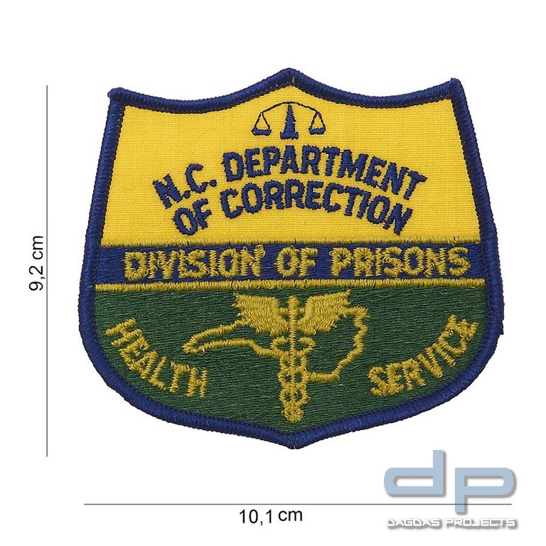 Emblem Stoff N.C. Department of Correction Health Service