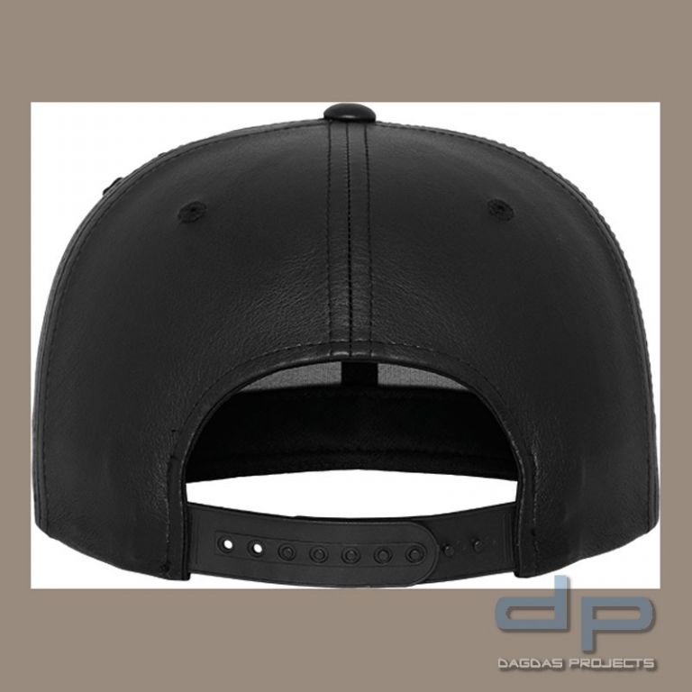 Full Leather Imitation Snapback Cap