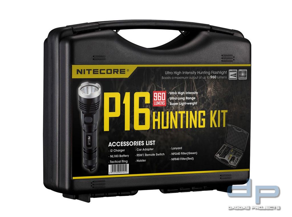 Nitecore P16 Jagdset