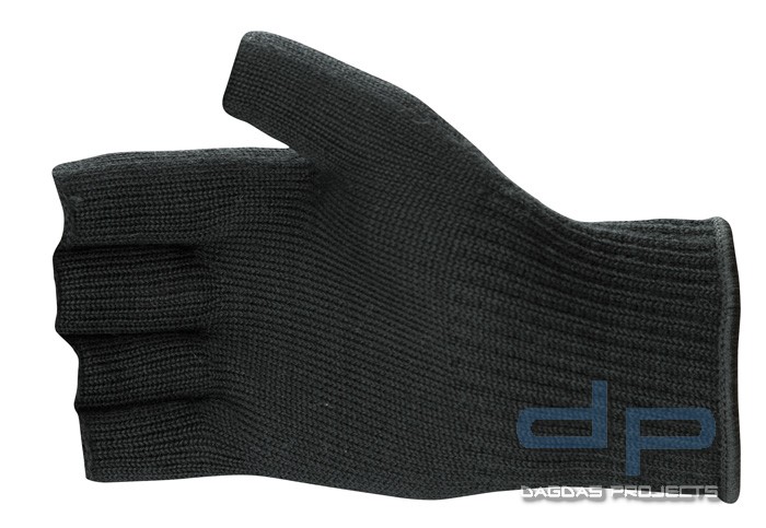 SealSkinz Fingerless Thermal Liner Gloves Schwarz