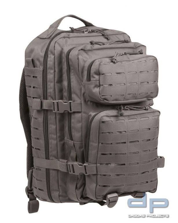 US ASSAULT PACK LG LASER CUT URBAN GREY VPE 2