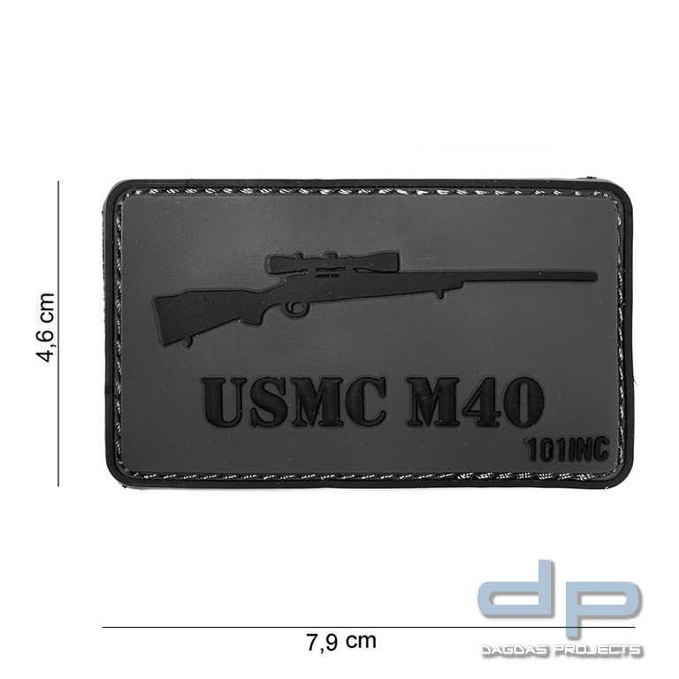 Emblem 3D PVC USMC M40