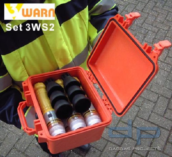 6er Set 3Warn LED-Blitzleuchte