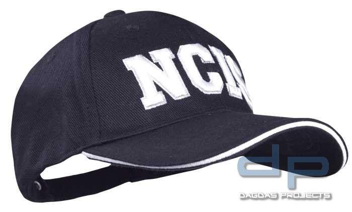 Baseball Cap Schwarz 3-D NCIS