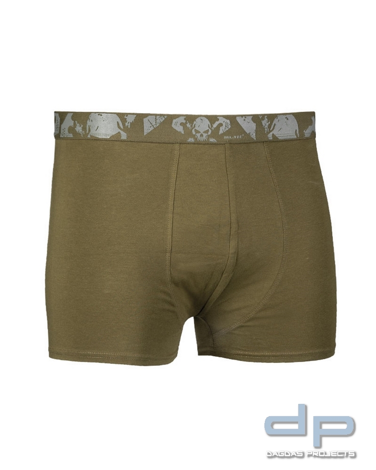 BOXER SHORTS′SKULL′(2ER PACK)OLIV VPE 2