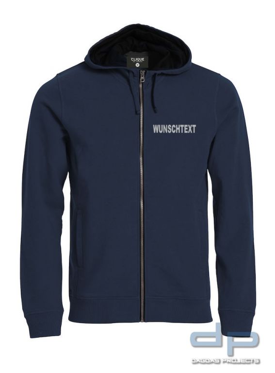 Behörden Classic Hoody Full Zip mit Aufdruck nach Wunsch in verschiedenen Farben
