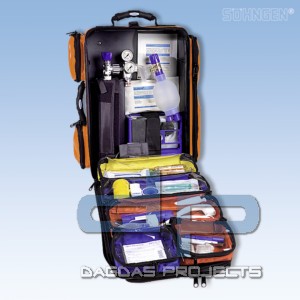 NumberOne Notfallrucksack orange gefüllt Modul A+B+C