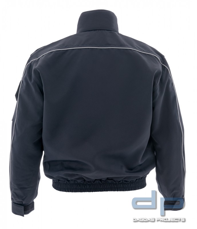 Blouson Tagesdienst-Ordnungsamt, marine -See it SAFE- mit Wunschtext auf Brust und Rücken