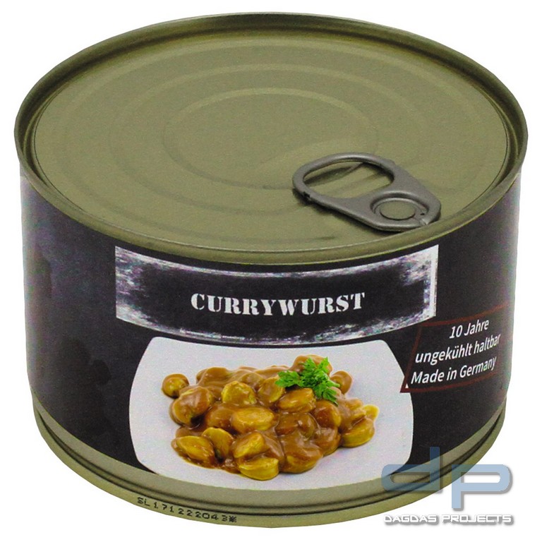 VOLLKONSERVE CURRYWURST 400GR. 12 Dosen