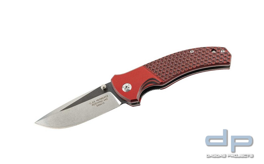 Einhandmesser im kombinierten Black Wash/Stone Wash Finish