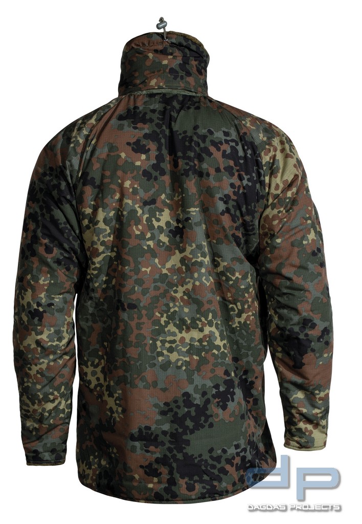 ARKTIS MAMMOTH SHIRT HALF-ZIP WINTERJACKET FLECKTARN