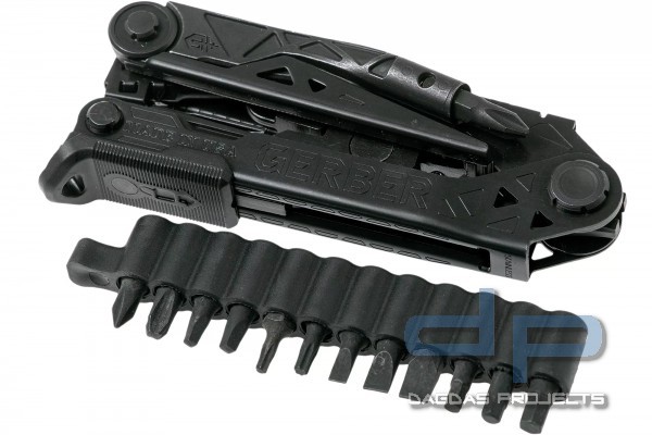 GERBER CENTER DRIVE MULTITOOL BLACK MIT MOLLE-ETUI UND BIT-SET