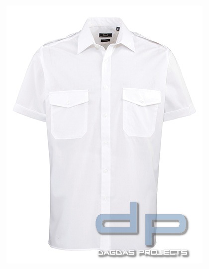 Pilot Shirt Shortsleeve in verschiedenen Farben