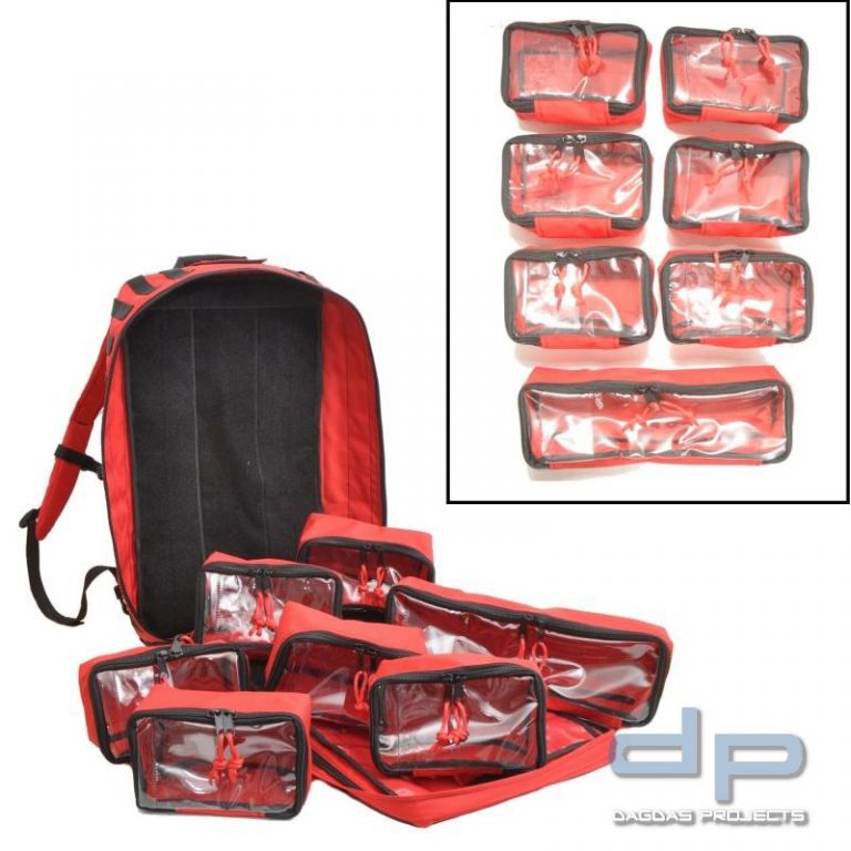 Großer Notarzt-Rucksack Rot