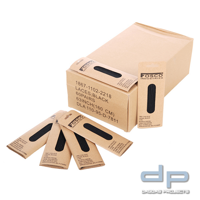 Box mit Schnürsenkeln