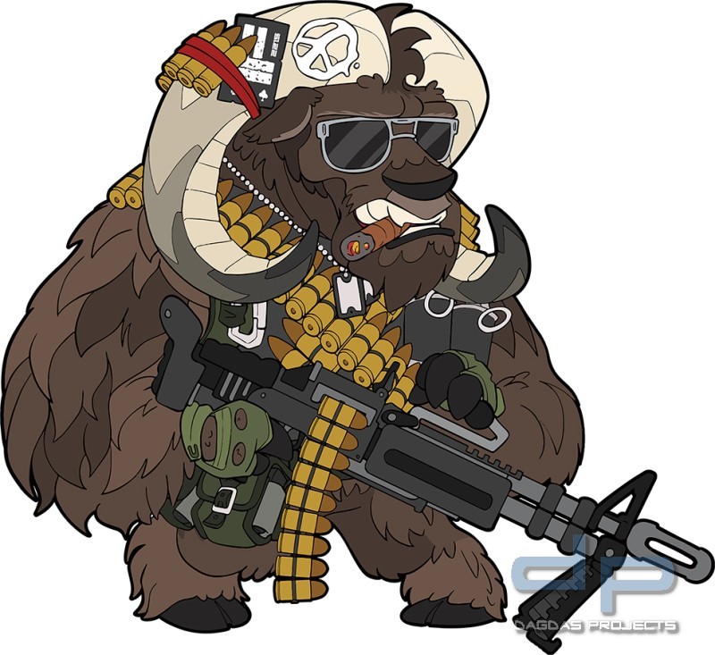 TF-2215 Emblem 3D PVC Vietnam Ox No.4 #23014