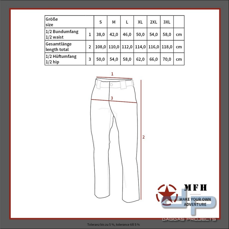 Soft Shell Hose, "Allround", oliv