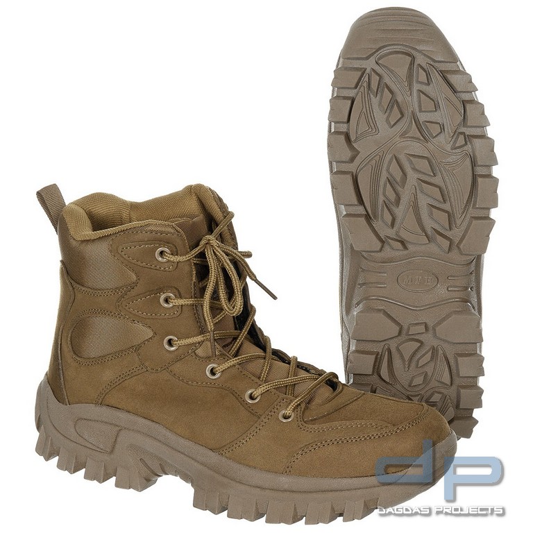 Stiefel, "Commando", coyote tan, knöchelhoch