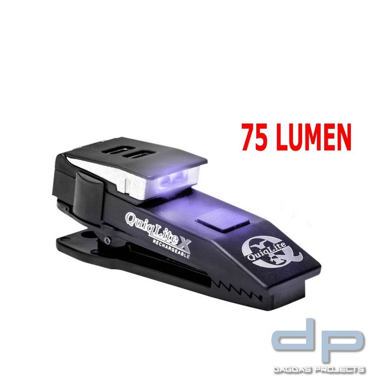 Taschenleuchte "Quiqlite X UV" LED Akku inkl. Diffusoraufsatz XFLARE
