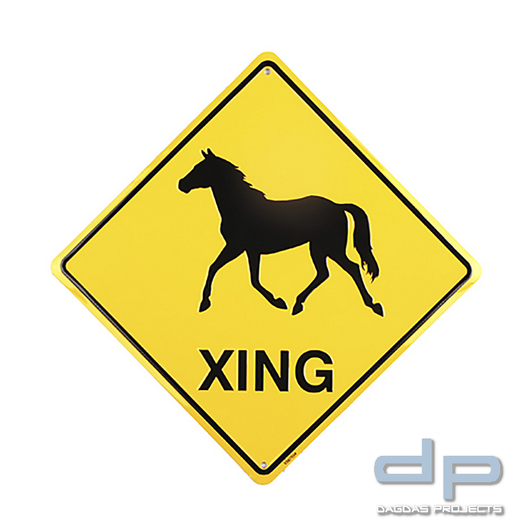 Metallplatte groß 41. XING