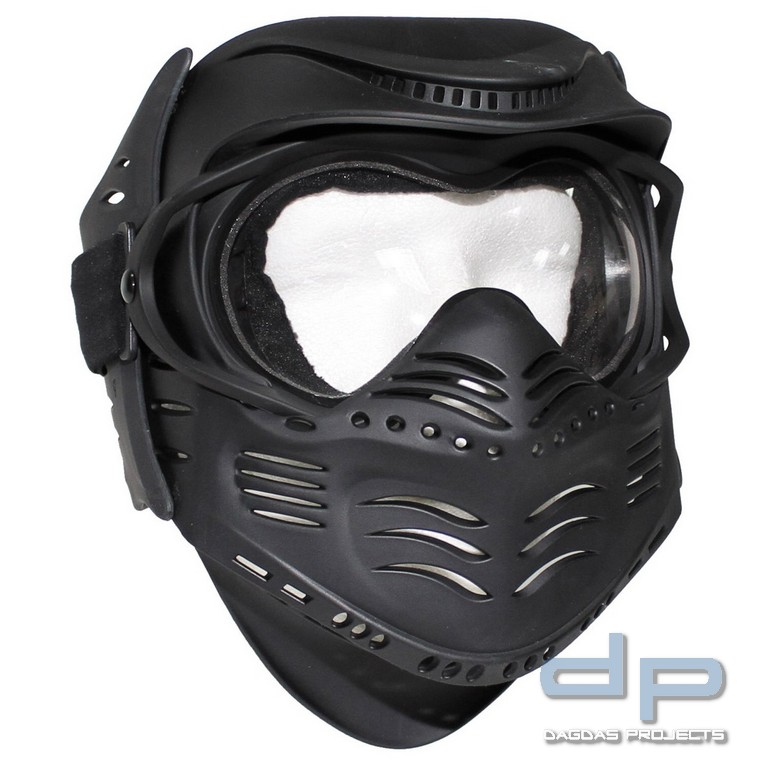 Gesichtsmaske, "Fight", schwarz
