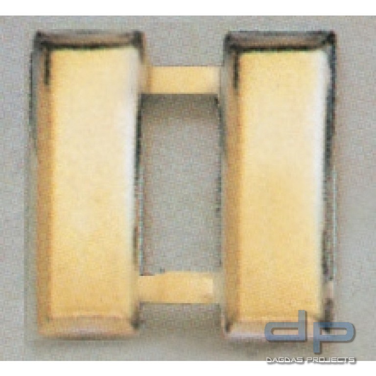 Captain - Dienstgradabzeichen - goldfarben - Original U.S. - aus Metall