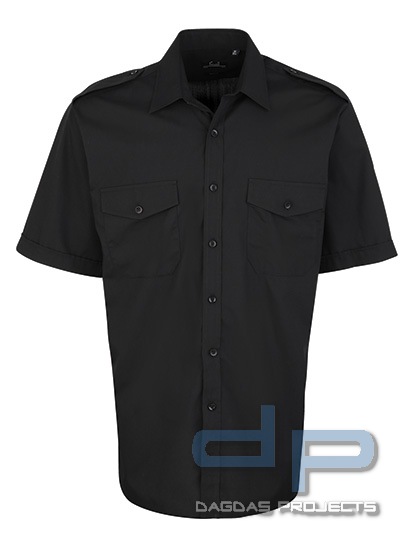 Pilot Shirt Shortsleeve in verschiedenen Farben