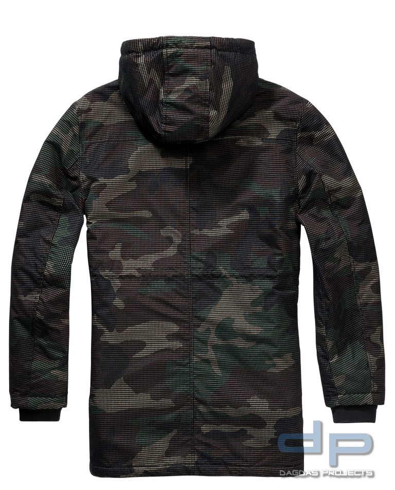 Grid-Camo Parka