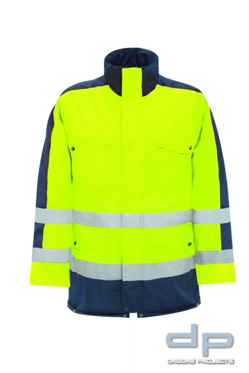 Warnjacke SPECTRA Version B warngelb/navy