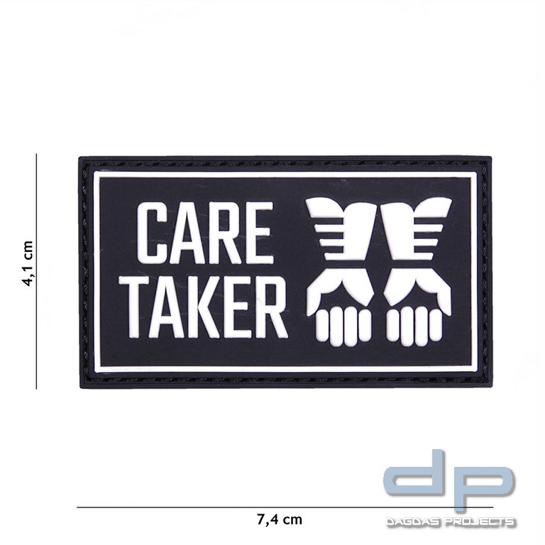 Emblem 3D PVC Care Taker schwarz