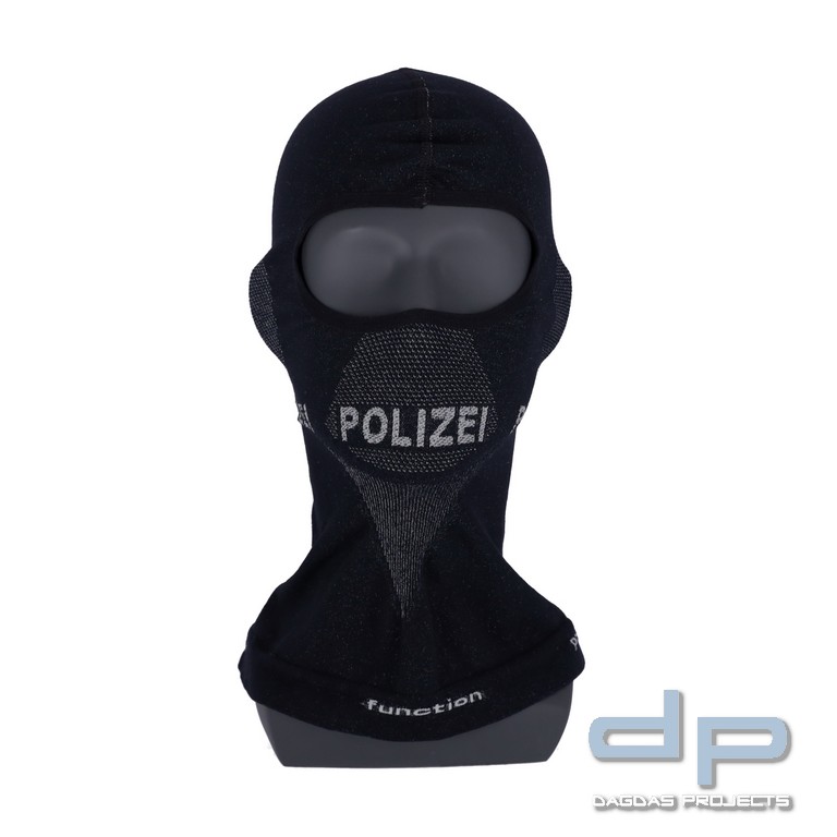 Atmungsaktive Sturmhaube, POLIZEI, schwarz oder Steingrauoliv