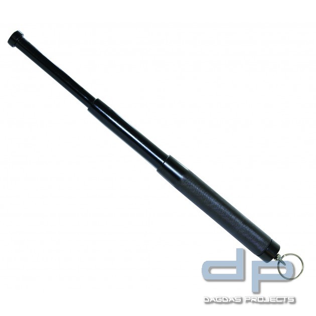 Mini Teleskopschlagstock 12" mit Schlüsselring brüniert