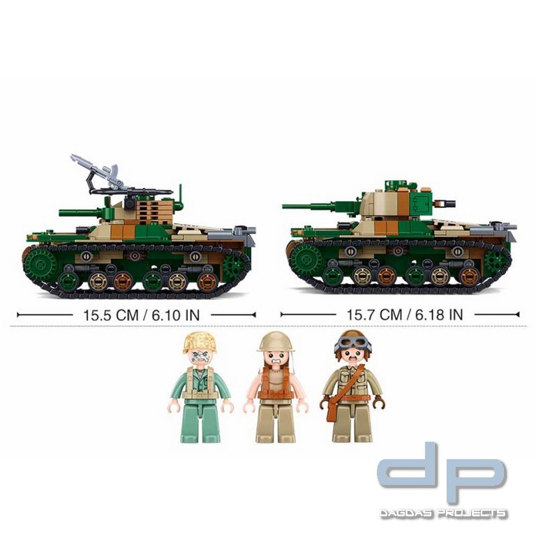 Sluban WWII Type 97 medium tank M38-1107 #16182