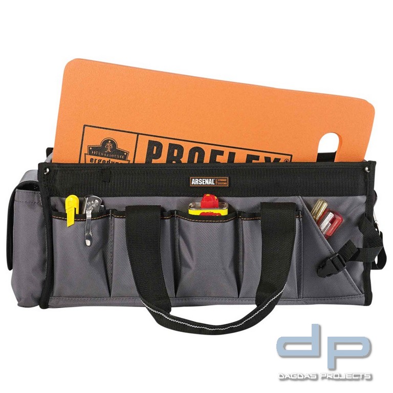 Kniebrett ProFlex, orange, Abmessung L x B x H 46 x 20 x 2,5 cm