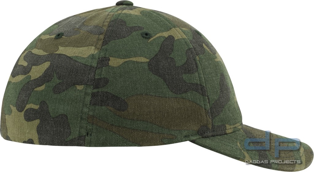 Flexfit Garment Washed Camo Cap
