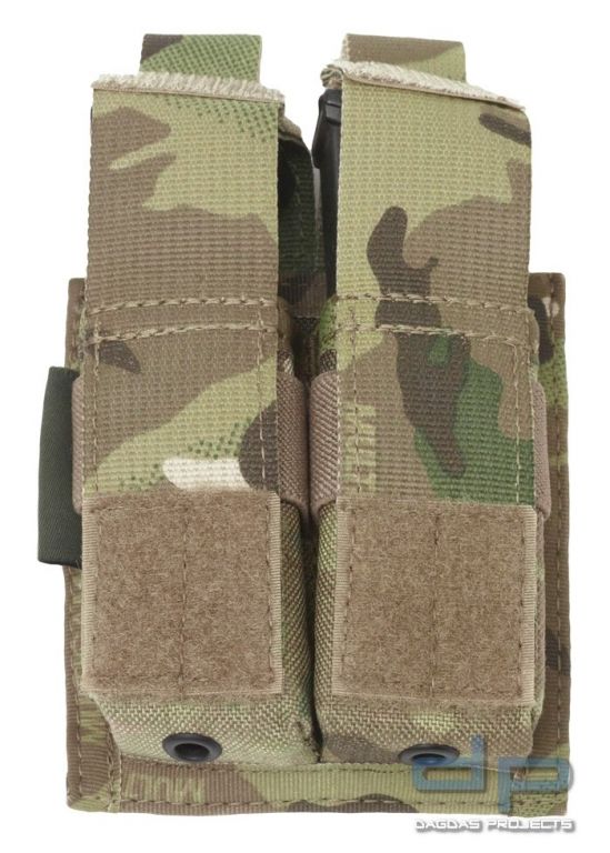 Warrior Double 9mm Pistol Pouch Multicam