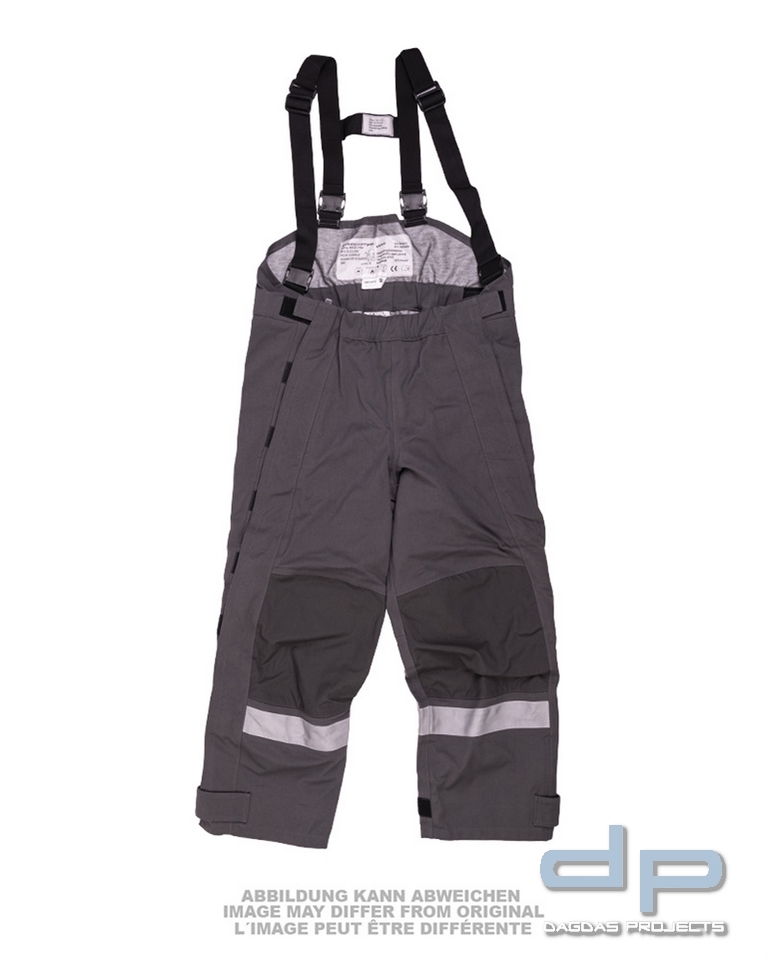 BW WETTERSCHUTZHOSE 3-LG.LAMINAT ARAMID GRAU GEBR. VPE 2
