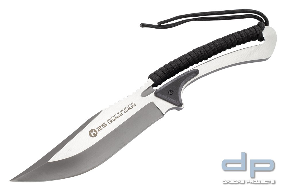 RUI K25 Outdoor-Messer mit Paracord