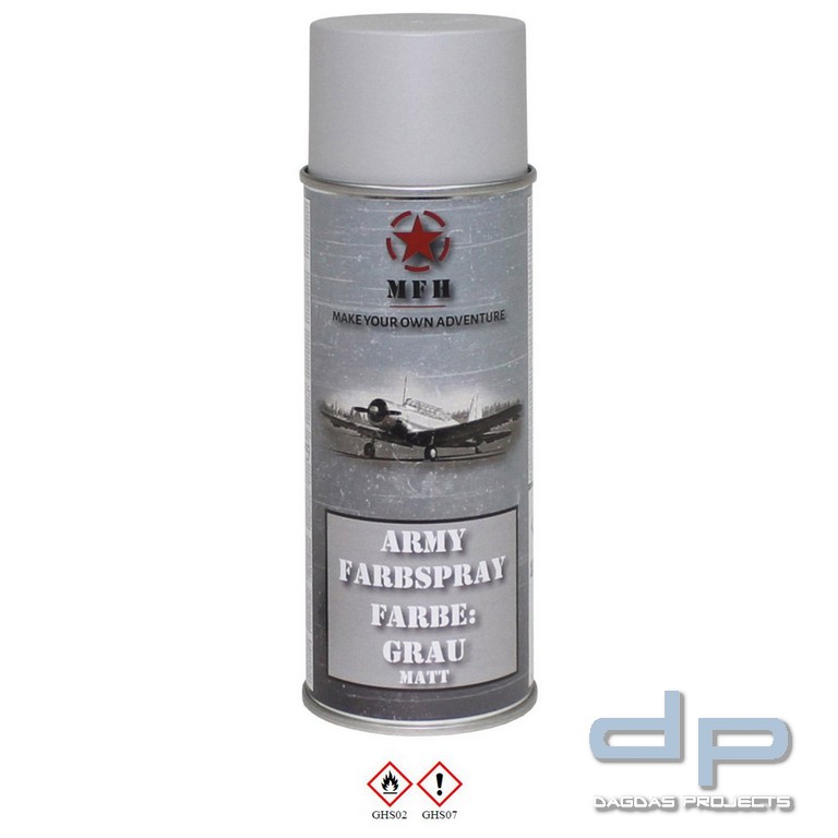 Farbspray, "Army" GRAU, matt, 400 ml